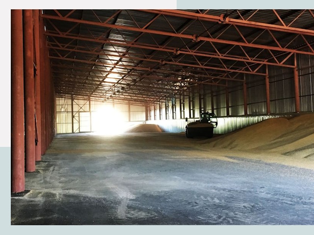 Строительство зернохранилищ в Лысьве