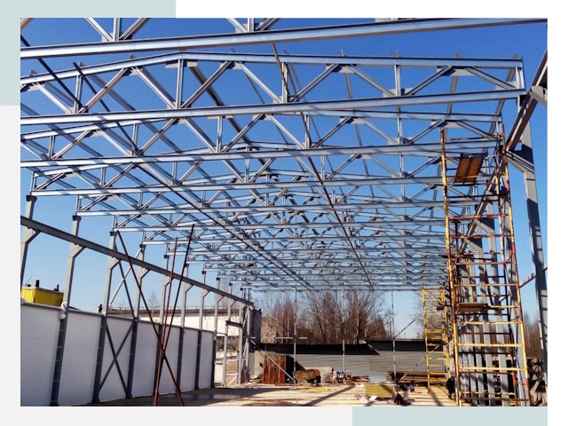 Строительство цехов в Лысьва от 615 руб. под ключ