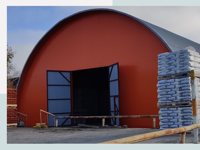 Полукруглые ангары по цене от 615 руб. в Лысьва