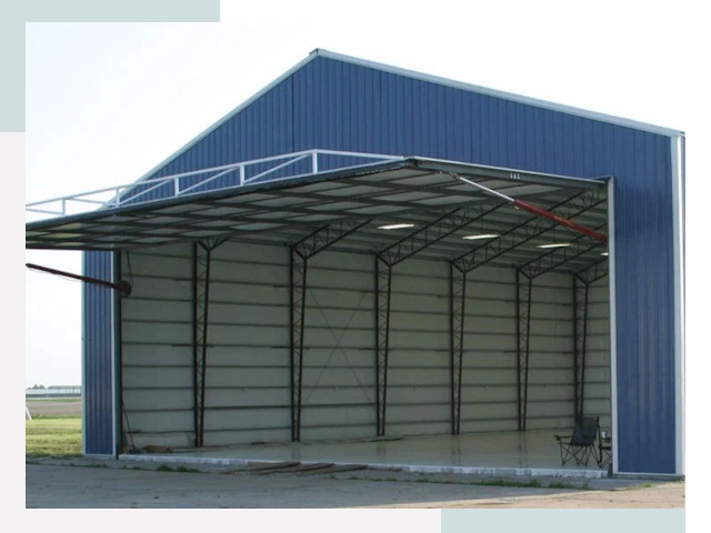 Прямо стенные ангары в Лысьве