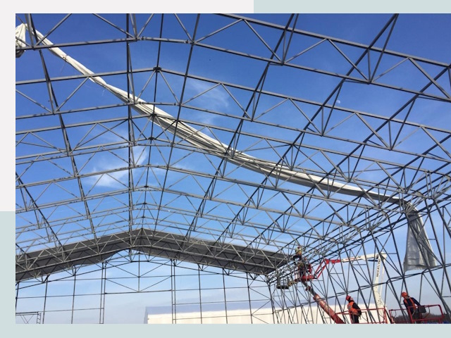 Шатровые ангары от 615 руб. в Лысьве и Пермском крае