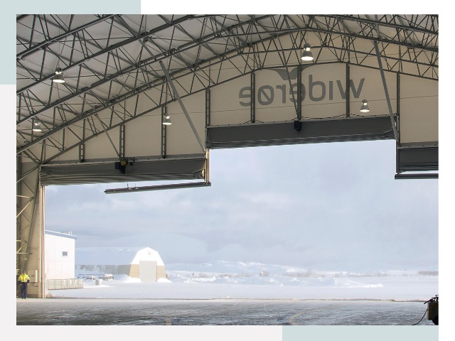 Ворота для ангаров в Лысьве