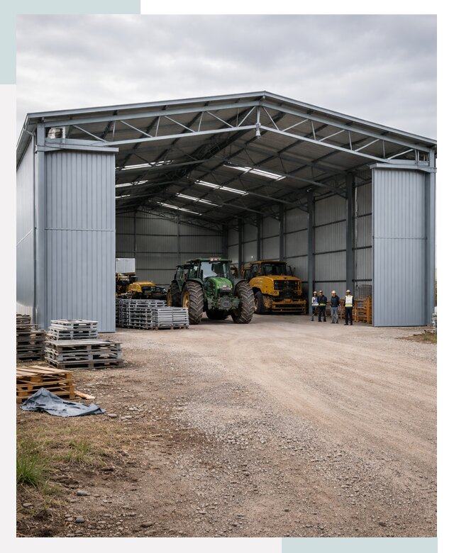 Ангары для сельхозтехники в Лысьве от 20514 р. | СтальСтрой-Лсь