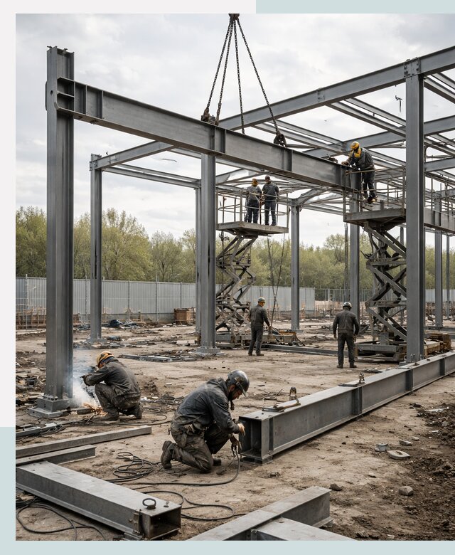 Строительство выставочных павильонов из металлоконструкций в Лысьве