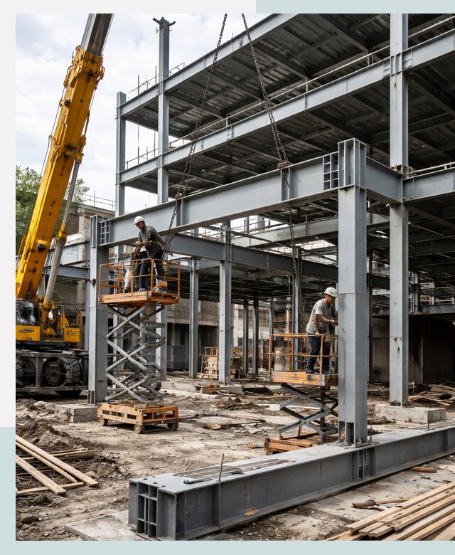 Строительство торгово-офисных зданий под ключ в Лысьве