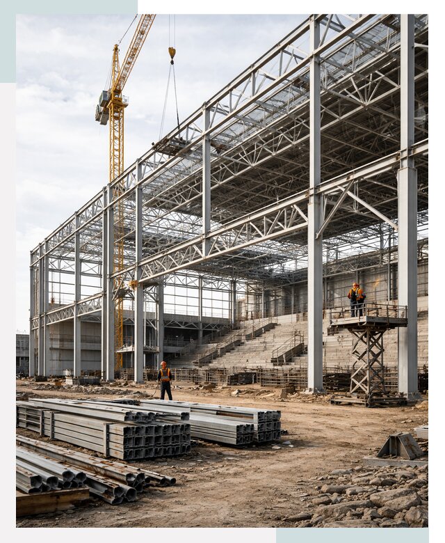 Строительство спортивных комплексов в Лысьве от 30771 р. | СтальСтрой-Лсь