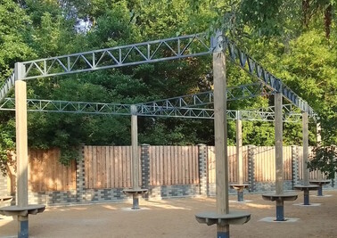 Терраса из металлоконструкций под ключ, проектирование, изготовление и монтаж от СтальСтрой-Лсь